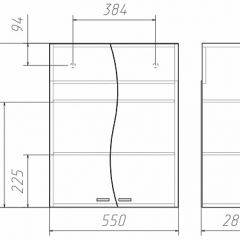 Шкаф навесной Волна 02-55 АЙСБЕРГ (DA1026H) в Игре - igra.mebel24.online | фото 3