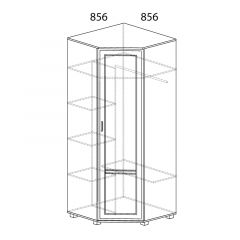 Шкаф угловой №243 Белла в Игре - igra.mebel24.online | фото 2