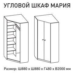 Шкаф угловой Мария 880*880 (ЛДСП 1 кат.) в Игре - igra.mebel24.online | фото 2