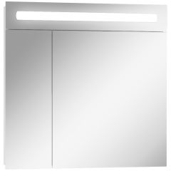 Шкаф-зеркало Аврора 70 с подсветкой LED Домино (DV8007HZ) в Игре - igra.mebel24.online | фото