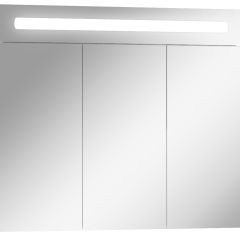 Шкаф-зеркало Аврора 80 с подсветкой LED Домино (DV8009HZ) в Игре - igra.mebel24.online | фото