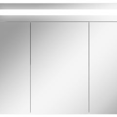 Шкаф-зеркало Аврора 90 с подсветкой LED Домино (DV8011HZ) в Игре - igra.mebel24.online | фото 4