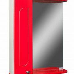 Шкаф-зеркало Радуга Красный 50 левый АЙСБЕРГ (DA1122HZR) в Игре - igra.mebel24.online | фото