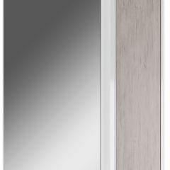Шкаф-зеркало Uno 60 Дуб серый левый/правый Домино (DU1503HZ) в Игре - igra.mebel24.online | фото