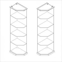 Спальня модульная Натали (белый глянец/экокожа) в Игре - igra.mebel24.online | фото 9