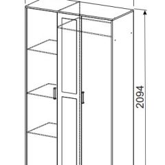 Спальный гарнитур МСП-1 (Дуб золотой/Камень темный) 1400 в Игре - igra.mebel24.online | фото 9