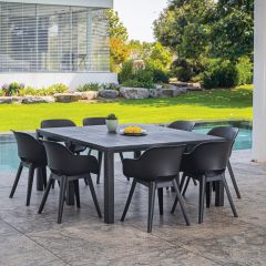 Стол раскладной Джули (Julie Double table 2 configurations) Графит в Игре - igra.mebel24.online | фото 7