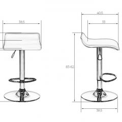 Стул барный DOBRIN TOMMY LM-3013 (черный) в Игре - igra.mebel24.online | фото