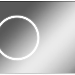 Зеркало Eclipse 100 black с подсветкой Sansa (SE1032Z) в Игре - igra.mebel24.online | фото