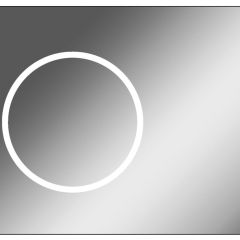 Зеркало Eclipse 90 black с подсветкой Sansa (SE1031Z) в Игре - igra.mebel24.online | фото