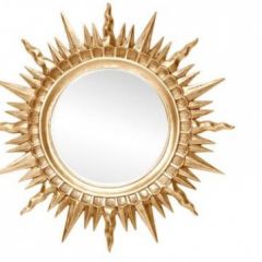 Зеркало круглое золото (1810(1) в Игре - igra.mebel24.online | фото 1