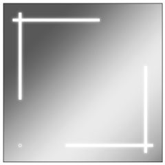 Зеркало Ray 70 black с подсветкой Sansa (SR1038Z) в Игре - igra.mebel24.online | фото