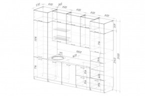 АЛЬБА Кухонный гарнитур Экстра 2 (3000 мм) в Игре - igra.mebel24.online | фото 2