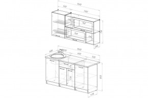 АНТИКА Кухонный гарнитур Стандарт (1600 мм) в Игре - igra.mebel24.online | фото 2