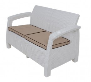 Диван Yalta Premium Sofa 2 Set (Ялта) белый (+подушки под спину) в Игре - igra.mebel24.online | фото