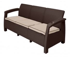 Диван Yalta Sofa 3 Set (Ялта) шоколадный в Игре - igra.mebel24.online | фото