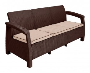 Диван Yalta Sofa 3 Set (Ялта) шоколадный в Игре - igra.mebel24.online | фото 2