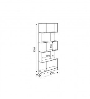 Дуглас (подростковая) М05 Стеллаж в Игре - igra.mebel24.online | фото 2