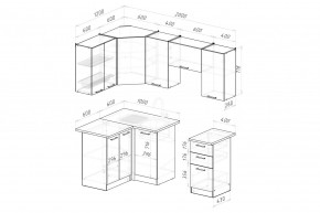 ДЮНА Кухонный гарнитур Оптима 5 (1200*2000 мм) в Игре - igra.mebel24.online | фото 2