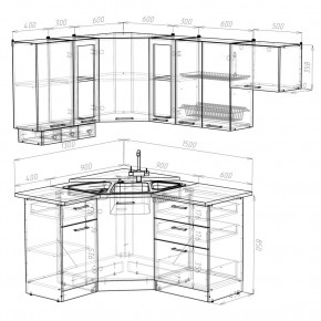 КИРА Кухонный гарнитур Литл ( 1300*2000 мм ) в Игре - igra.mebel24.online | фото 2