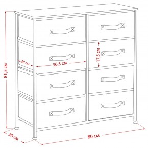 Комод Leset Линкс 8 ящиков в Игре - igra.mebel24.online | фото 13