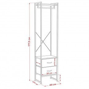 Комод Leset Локи с вешалкой в Игре - igra.mebel24.online | фото 15