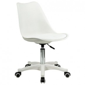 Кресло стул BRABIX "Eames MG-310 PL", пластик белый, экокожа белая, 532926 в Игре - igra.mebel24.online | фото 2