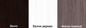 Кровать-чердак Пионер 1 (800*1900) Белое дерево, Анкор темный, Венге в Игре - igra.mebel24.online | фото 3