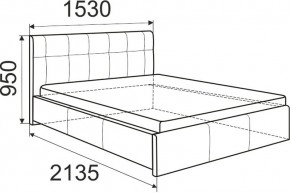 Кровать Лаура с латами Nice White 1600x2000 в Игре - igra.mebel24.online | фото 2