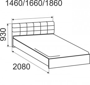 Кровать Лита с подъемным механизмом 1400*2000 в Игре - igra.mebel24.online | фото 4