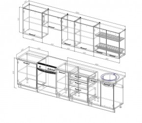 Кухонный гарнитур Бланка 3000 (Стол. 26мм) в Игре - igra.mebel24.online | фото 2