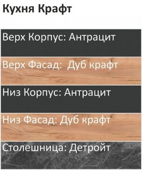 Кухонный гарнитур Крафт 2200 (Стол. 26мм) в Игре - igra.mebel24.online | фото 3