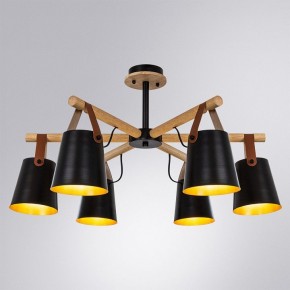 Люстра на штанге Arte Lamp Thomas A7032PL-6BK в Игре - igra.mebel24.online | фото 2