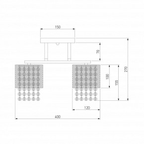 Люстра на штанге Eurosvet Bonnie 30137/3 золото в Игре - igra.mebel24.online | фото 4