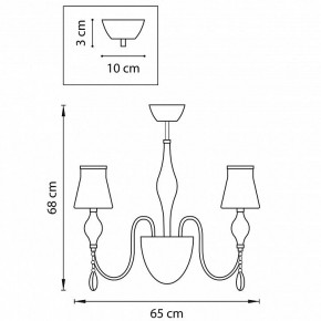 Люстра на штанге Lightstar Escica 806050 в Игре - igra.mebel24.online | фото 6