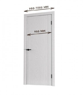 Межкомнатная дверь Bolivar Каньон браун (комплект) 900 в Игре - igra.mebel24.online | фото