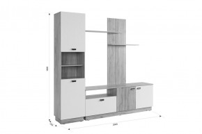 МОДИ Гостиная (модульная) белое дерево в Игре - igra.mebel24.online | фото 2