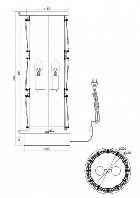 Настольная лампа декоративная Maytoni Puntes MOD043TL-02G в Игре - igra.mebel24.online | фото 3