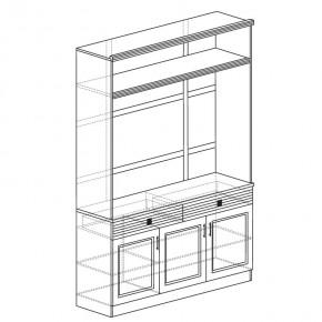 ОРЛЕАН Гостиная (модульная) серый в Игре - igra.mebel24.online | фото 5