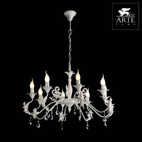 Подвесная люстра Arte Lamp Angelina A5349LM-8WH в Игре - igra.mebel24.online | фото 2