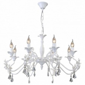 Подвесная люстра Arte Lamp Angelina A5349LM-8WH в Игре - igra.mebel24.online | фото 3