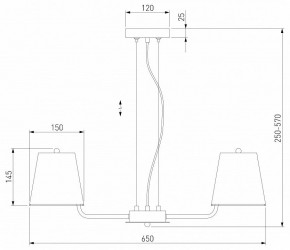 Подвесная люстра Eurosvet Amaretto 60155/5 хром в Игре - igra.mebel24.online | фото 3