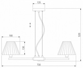 Подвесная люстра Eurosvet Peony 60136/6 хром/графит в Игре - igra.mebel24.online | фото 5