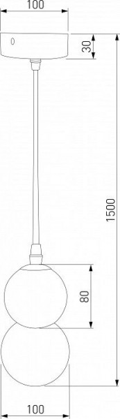 Подвесная люстра Eurosvet Polar 50250/1 LED черный в Игре - igra.mebel24.online | фото 3