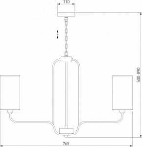 Подвесная люстра Eurosvet Purezza 60128/6 хром в Игре - igra.mebel24.online | фото 4