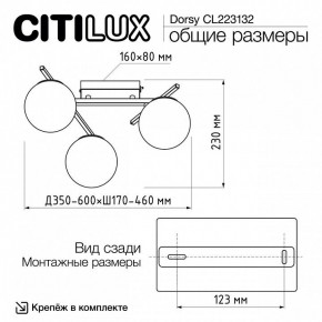 Потолочная люстра Citilux Dorsy CL223132 в Игре - igra.mebel24.online | фото 12