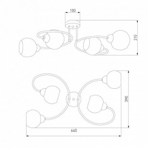 Потолочная люстра Eurosvet Tulia 30136/4 хром в Игре - igra.mebel24.online | фото 3