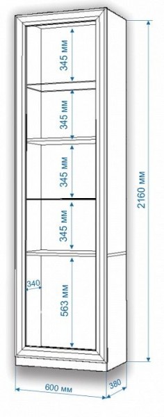 Шкаф для белья Нобиле ВтВ-ФГД-ФГК в Игре - igra.mebel24.online | фото 3