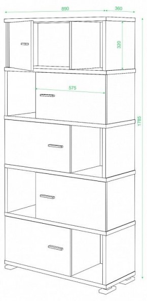 Шкаф комбинированный Домино СБ-30/5 в Игре - igra.mebel24.online | фото 3