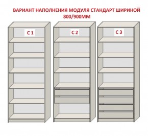 Шкаф распашной серия «ЗЕВС» (PL3/С1/PL2) в Игре - igra.mebel24.online | фото 6